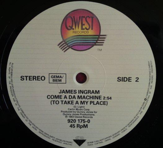 James Ingram - Yah Mo B There | Qwest Records (920 175-0) - 4