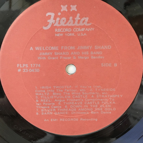 Jimmy Shand and his band , with Grant Frazer & Margo Bentley / Alex Shaw & Archie Duncan - A Welcome From Jimmy Shand | Fiesta (FLPS 1774) - 4