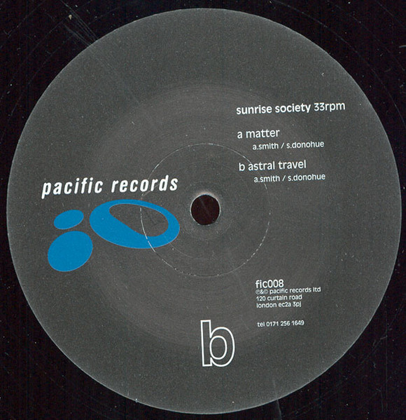Sunrise Society - Matter | Pacific Records (fic008) Sunrise Society - Matter | Pacific Records (fic008)