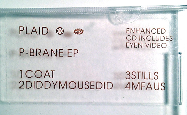 Plaid - P-brane EP | Warp Records (WAP158CD) - 3