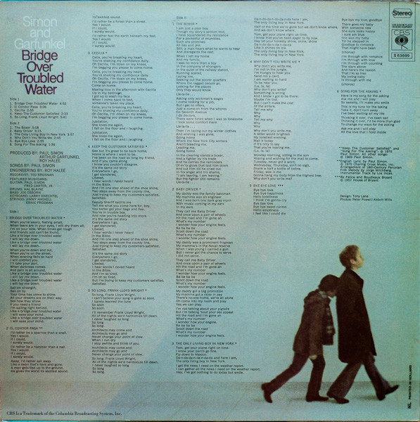 Simon & Garfunkel - Bridge Over Troubled Water | CBS (S 63699) - 2