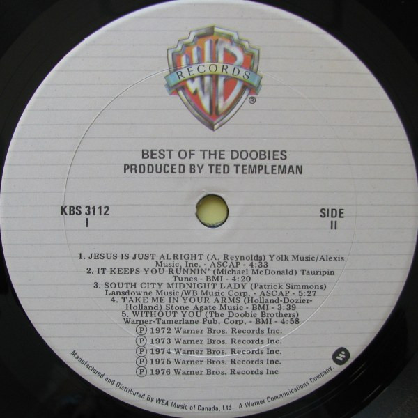 The Doobie Brothers - Best Of The Doobies | Warner Bros. Records (KBS 3112) - 4 The Doobie Brothers - Best Of The Doobies | Warner Bros. Records (KBS 3112) - 4
