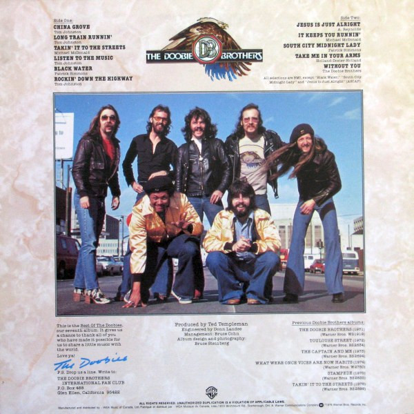 The Doobie Brothers - Best Of The Doobies | Warner Bros. Records (KBS 3112) - 2 The Doobie Brothers - Best Of The Doobies | Warner Bros. Records (KBS 3112) - 2