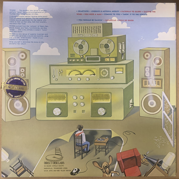 Power - Rock..."Direct-To-Disc" (Limited Numbered Edition) [Vinyl] | Direct-Disk Labs (DD 107) - 3