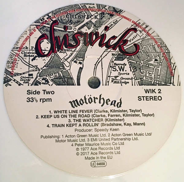Motörhead - Motorhead (Limited 40th Anniversary Edition - White Vinyl) [Vinyl] | Chiswick Records (WIK 2) - 4