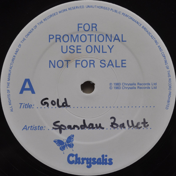 Spandau Ballet - Gold | Chrysalis (SPANX 2)