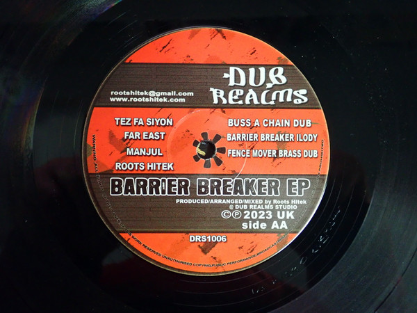 Tes Fa Siyon , Far East , Manjul , Roots Hitek - Barrier Breaker Ep | DUB REALMS (DRS 1006) - main