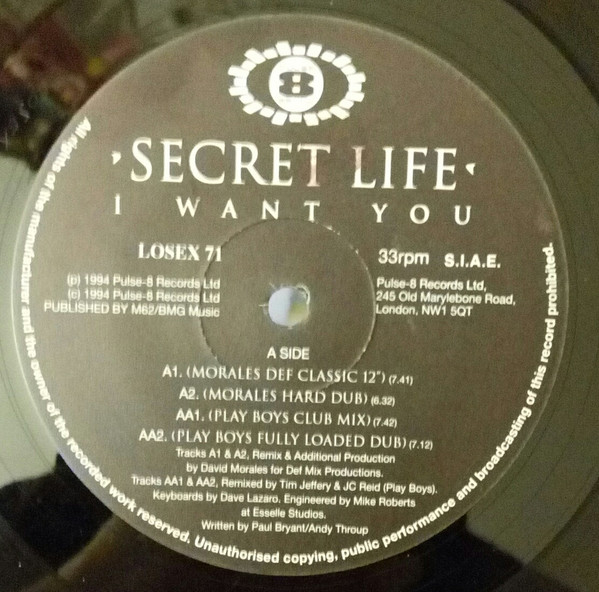 Secret Life - I Want You | Pulse-8 Records (LOSEX 71) - 4 Secret Life - I Want You | Pulse-8 Records (LOSEX 71) - 4