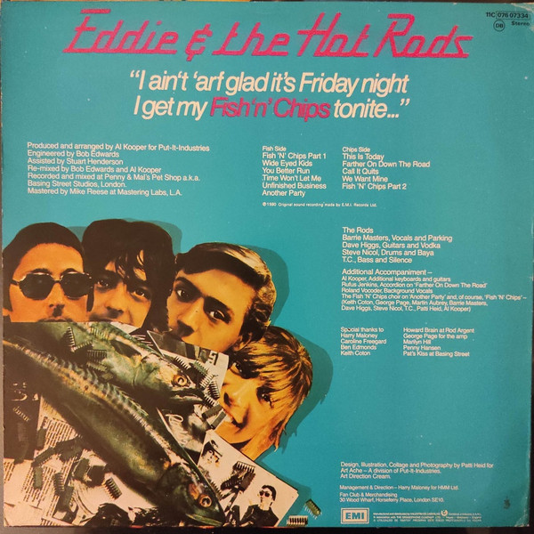 Eddie And The Hot Rods - Fish 'N' Chips | EMI (11C 076 07334) - 2