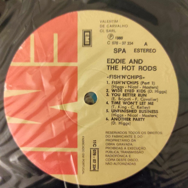 Eddie And The Hot Rods - Fish 'N' Chips | EMI (11C 076 07334) - 3