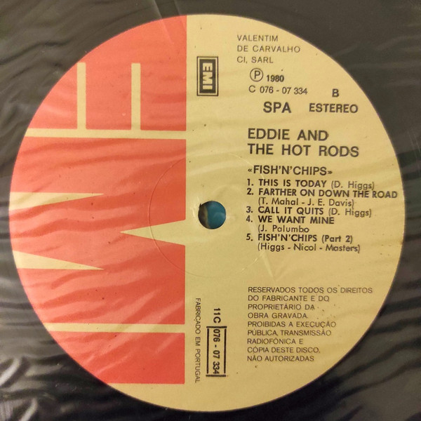 Eddie And The Hot Rods - Fish 'N' Chips | EMI (11C 076 07334) - 4