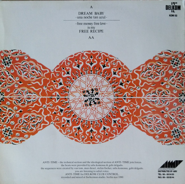 Anti-Time - Dream Baby / Free Recipe | Delkom Club Control (KOM 02) - main Anti-Time - Dream Baby / Free Recipe | Delkom Club Control (KOM 02) - main