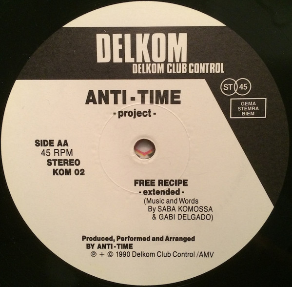 Anti-Time - Dream Baby / Free Recipe | Delkom Club Control (KOM 02) - 2 Anti-Time - Dream Baby / Free Recipe | Delkom Club Control (KOM 02) - 2