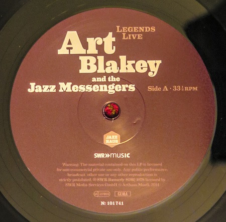 Art Blakey & The Jazz Messengers - Sängerhalle Untertürkheim July 15, 1978 | Jazzhaus (101 741) - 3