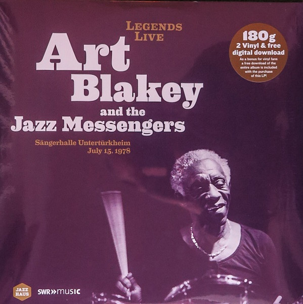 Art Blakey & The Jazz Messengers - Sängerhalle Untertürkheim July 15, 1978 | Jazzhaus (101 741)