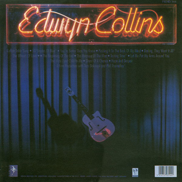 Edwyn Collins - Hope And Despair | Demon Records (FIEND 144) - 2 Edwyn Collins - Hope And Despair | Demon Records (FIEND 144) - 2