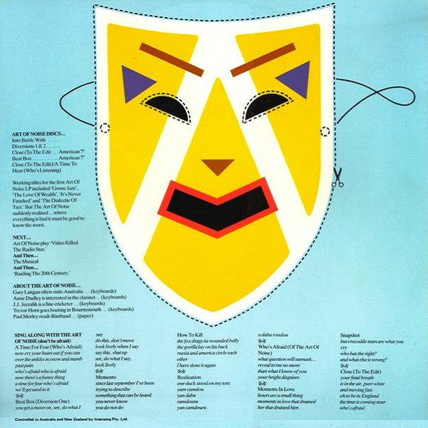 The Art Of Noise - Who's Afraid Of The Art Of Noise | Island Records (L 38284) - 4