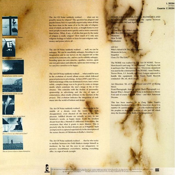 The Art Of Noise - Who's Afraid Of The Art Of Noise | Island Records (L 38284) - 2