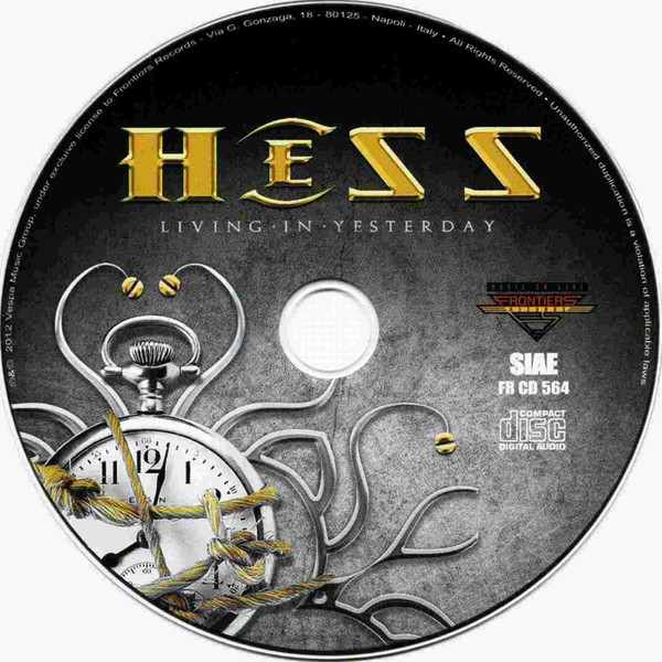Harry Hess - Living In Yesterday | Frontiers Records (FR CD 564) - 2