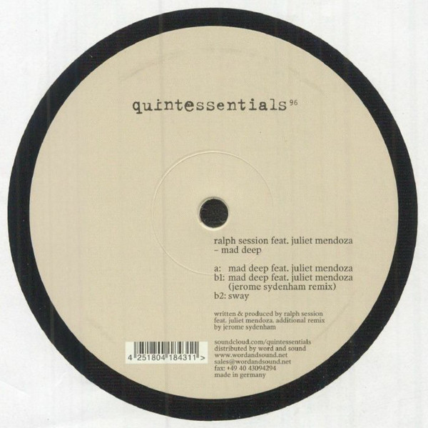 Ralph Session - Mad Deep | Quintessentials (QUINTESSE 96) - 2 Ralph Session - Mad Deep | Quintessentials (QUINTESSE 96) - 2
