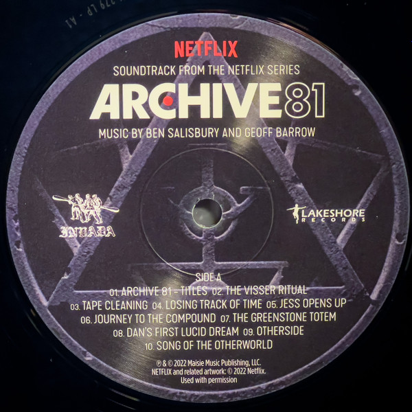 Ben Salisbury And Geoff Barrow - Archive 81 (Soundtrack From The Netflix Series) | Invada (LSINV279LP) - 3