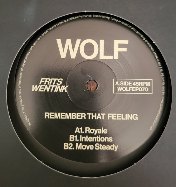 Frits Wentink - Remember That Feeling | Wolf Music Recordings (WOLFEP070) - main