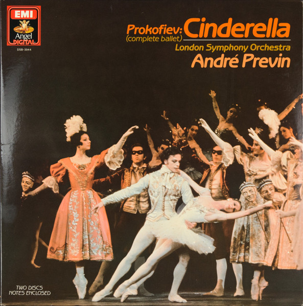 Sergei Prokofiev - André Previn , London Symphony Orchestra - Cinderella | Angel Records (DSB-3944)