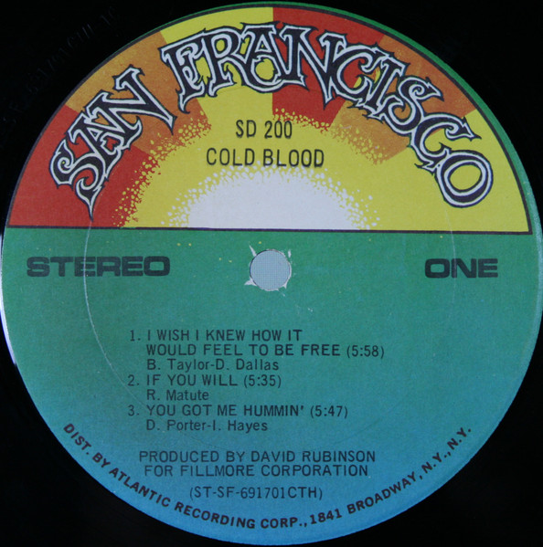Cold Blood - Cold Blood | San Francisco Records (SD 200) - 3