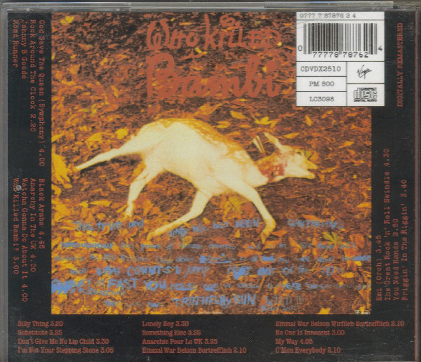 Sex Pistols - The Great Rock 'N' Roll Swindle | Virgin (CDVDX2510) - 2