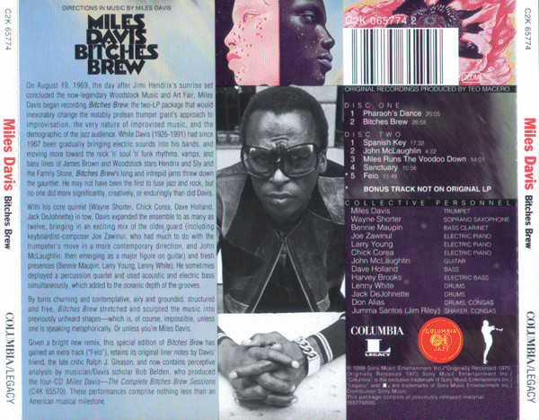 Miles Davis - Bitches Brew | Columbia (C2K 65774) - 4