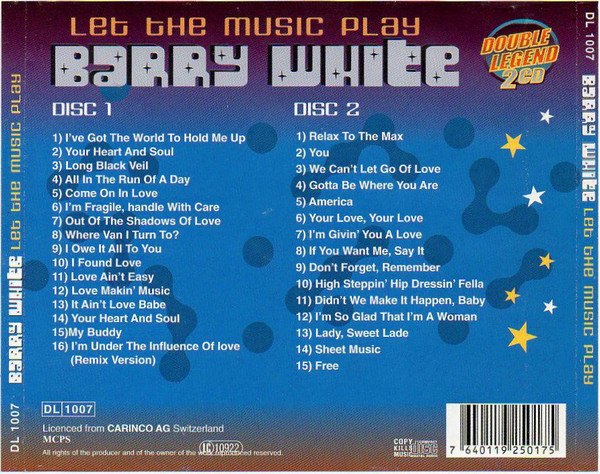 Barry White - Let The Music Play | Not On Label (DL 1007) - 2 Barry White - Let The Music Play | Not On Label (DL 1007) - 2