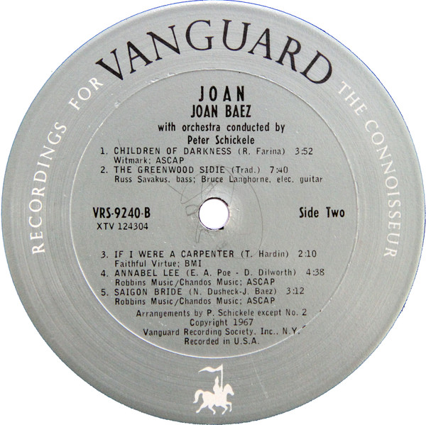Joan Baez - Joan | Vanguard (VRS-9240) - 4