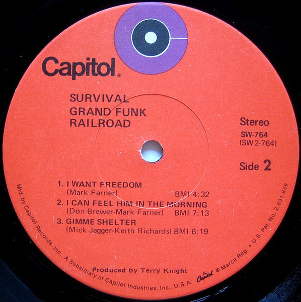Grand Funk Railroad - Survival | Capitol Records (SW-764) - 4 Grand Funk Railroad - Survival | Capitol Records (SW-764) - 4