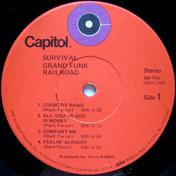 Grand Funk Railroad - Survival | Capitol Records (SW-764) - 3 Grand Funk Railroad - Survival | Capitol Records (SW-764) - 3