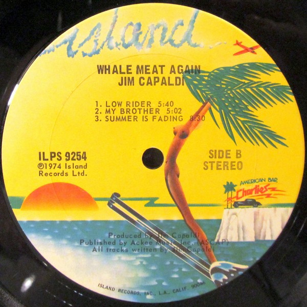 Jim Capaldi - Whale Meat Again | Island Records (ILPS 9254) - 4