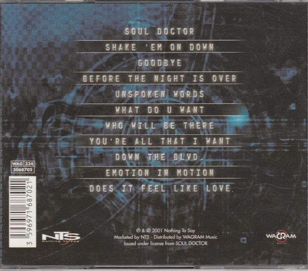 Soul Doctor - Soul Doctor | Nothing To Say (3068702) - 2