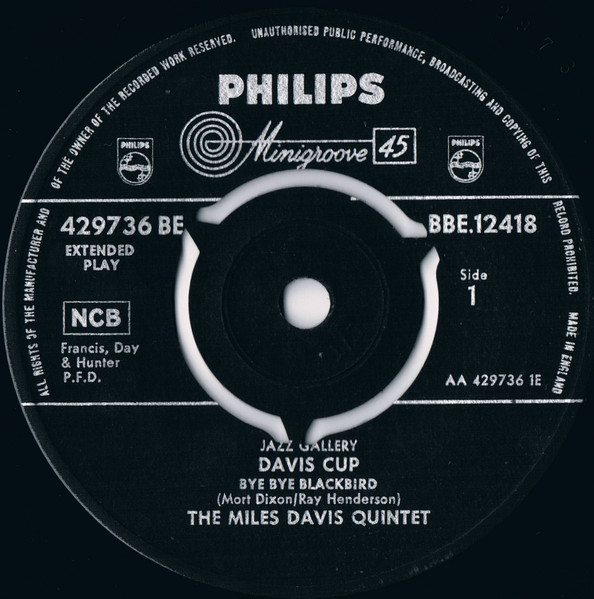 The Miles Davis Quintet - Davis' Cup | Philips (429 736 BE) - 3
