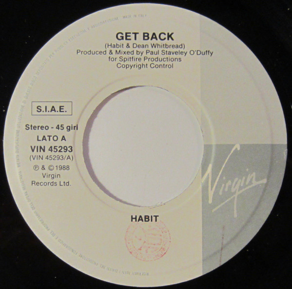 Habit - Get Back | Virgin (VIN 45293) - 2