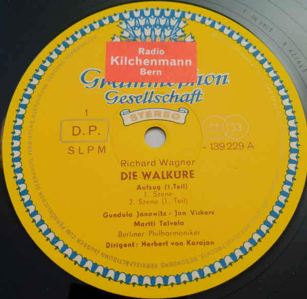 Richard Wagner - Berliner Philharmoniker , Herbert Von Karajan - Die Walküre | Deutsche Grammophon (SLPM 139 229 / 233) - 4