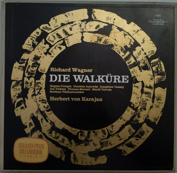 Richard Wagner - Berliner Philharmoniker , Herbert Von Karajan - Die Walküre | Deutsche Grammophon (SLPM 139 229 / 233) - main