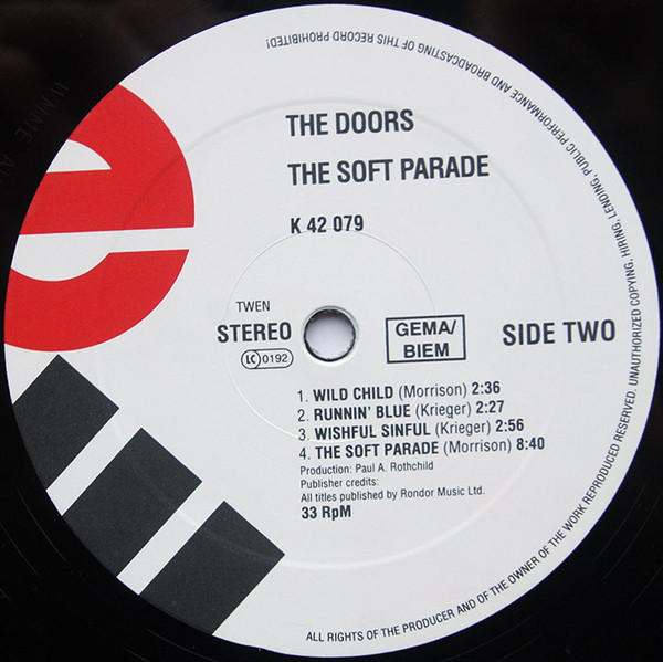 The Doors - The Soft Parade | Elektra (42079) - 4 The Doors - The Soft Parade | Elektra (42079) - 4