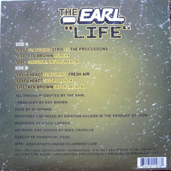 The Earl - Life | Footlong Development (FLD12006) - 2 The Earl - Life | Footlong Development (FLD12006) - 2
