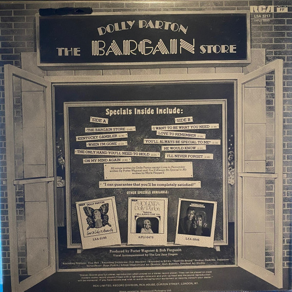 Dolly Parton - The Bargain Store | RCA Victor (LSA 3217) - 2 Dolly Parton - The Bargain Store | RCA Victor (LSA 3217) - 2