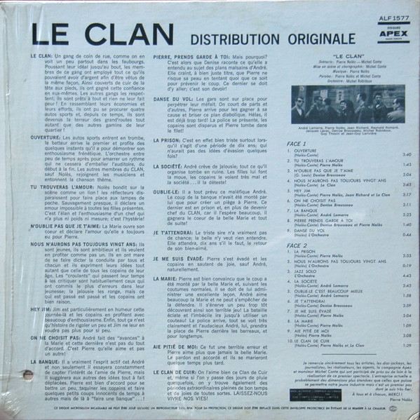 Various - Le Clan | Apex (ALF-1577) - 2 Various - Le Clan | Apex (ALF-1577) - 2