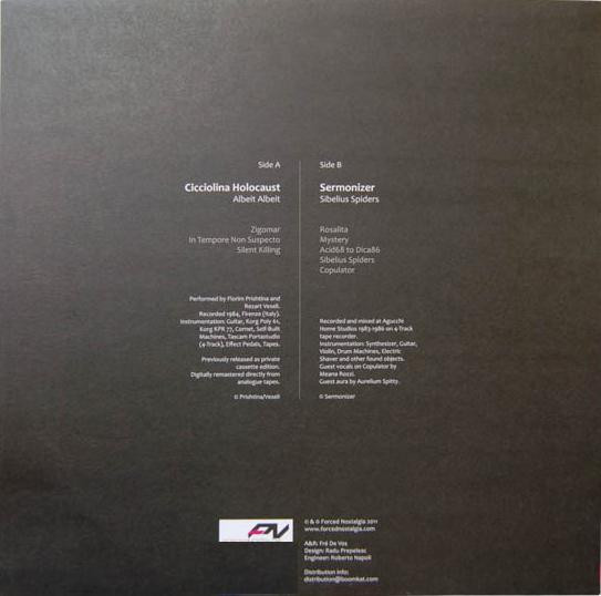 Cicciolina Holocaust / Sermonizer - Albeit Albeit / Sibelius Spiders | Forced Nostalgia (FN002) - 2