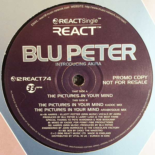 Blu Peter - The Pictures In Your Mind | React (12 REACT 74) - 2 Blu Peter - The Pictures In Your Mind | React (12 REACT 74) - 2