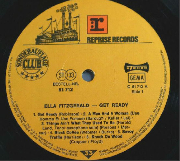 Ella Fitzgerald - Get Ready | Reprise Records (61 712) - 2 Ella Fitzgerald - Get Ready | Reprise Records (61 712) - 2