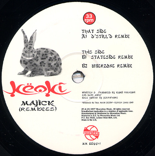 Keoki - Majick (Remixes) | Moonshine Music (MM 88441-1) - 3