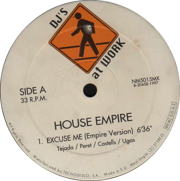 House Empire - Excuse Me | DJ's At Work (NM5015MX) - 3 House Empire - Excuse Me | DJ's At Work (NM5015MX) - 3