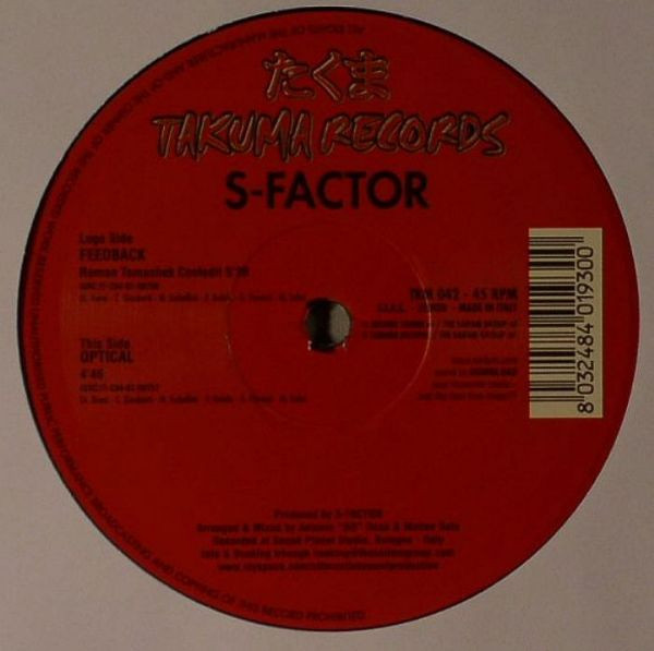 S-Factor - Feedback - Optical | Takuma Records (TKM 042) - main
